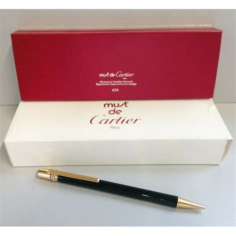 penna must de cartier trinity a sfera ballpoint pen 